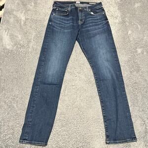Edwin Jace Straight Fit Jeans Mens 30 (32x31.5) Blue Stretch Denim